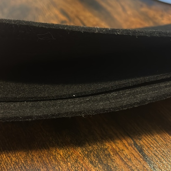 Samorga Bag Organizer for Chanel Wallet on Chain : Raw-Edge - Black - Picture 3 of 4